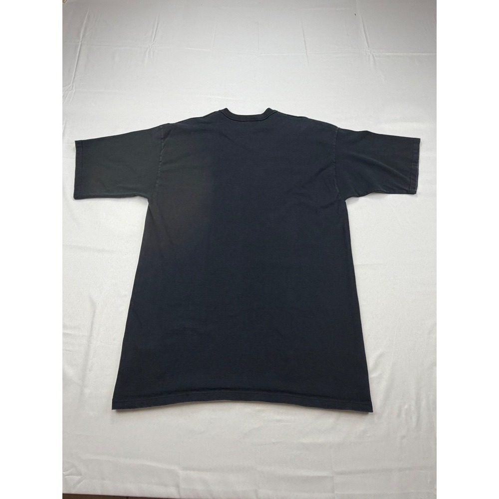 Logo 7 T-Shirt Mens Large Black TampaBay Devil Rays Vintage 1995 MLB Graphic USA - Picture 9 of 10